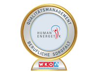 WKO Gütesiegel für Qualitätsmanagement und berufliche Sorgfalt in der Humanenergetik - Standard für seriöse Naturheilkunde Wien.