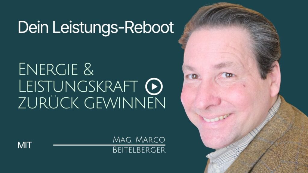 Mag. Marco Beitelberger erklärt das Leistungs-Reboot Konzept in seiner Naturheilpraxis in Wien.